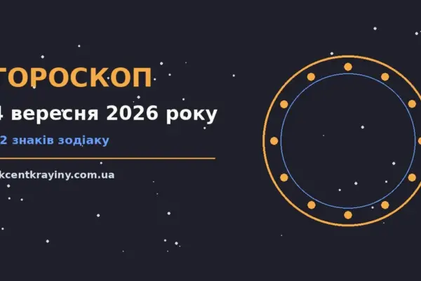 Гороскоп на 4 вересня 2026 року: де діяти без зволікань для нових справ і розмов