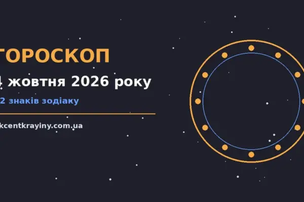 Гороскоп на 4 жовтня 2026 року: де діяти без зволікань для нових справ і розмов