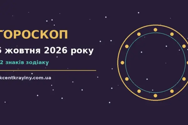 Гороскоп на 6 жовтня 2026 року: де діяти без зволікань для нових справ і розмов